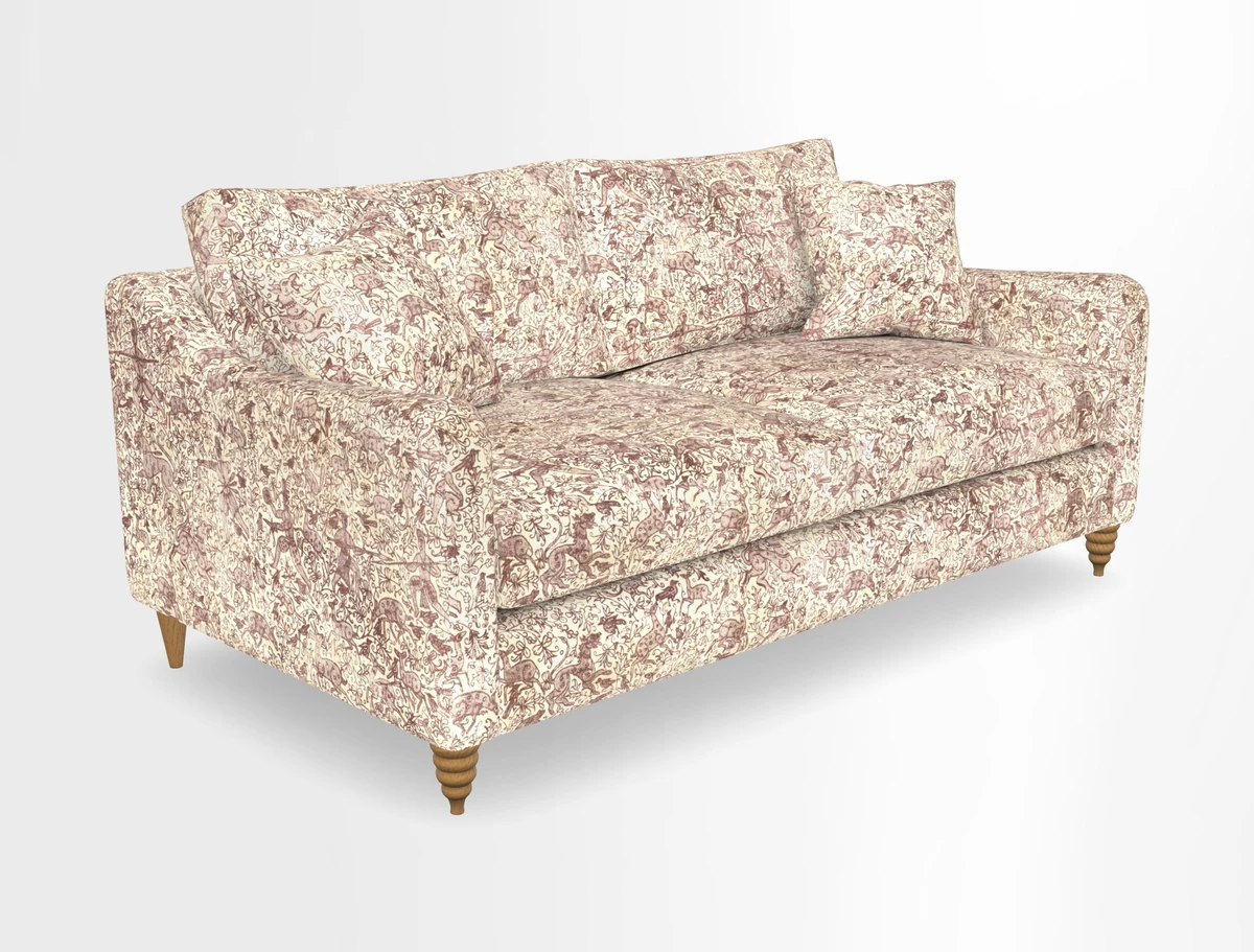 Rye 3 Seater Sofa in Herringbone Shadow