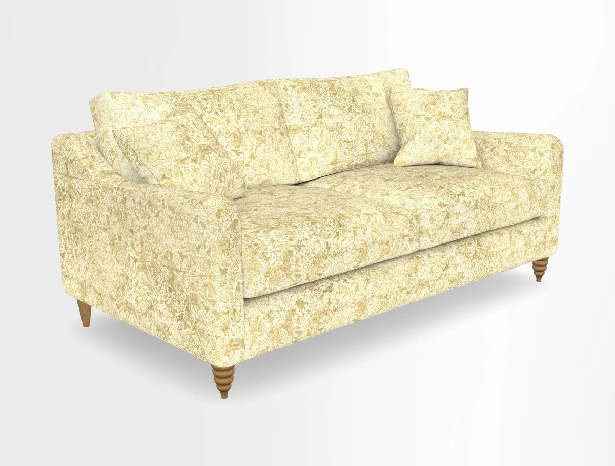 Rye 3 Seater Sofa in Herringbone Shadow