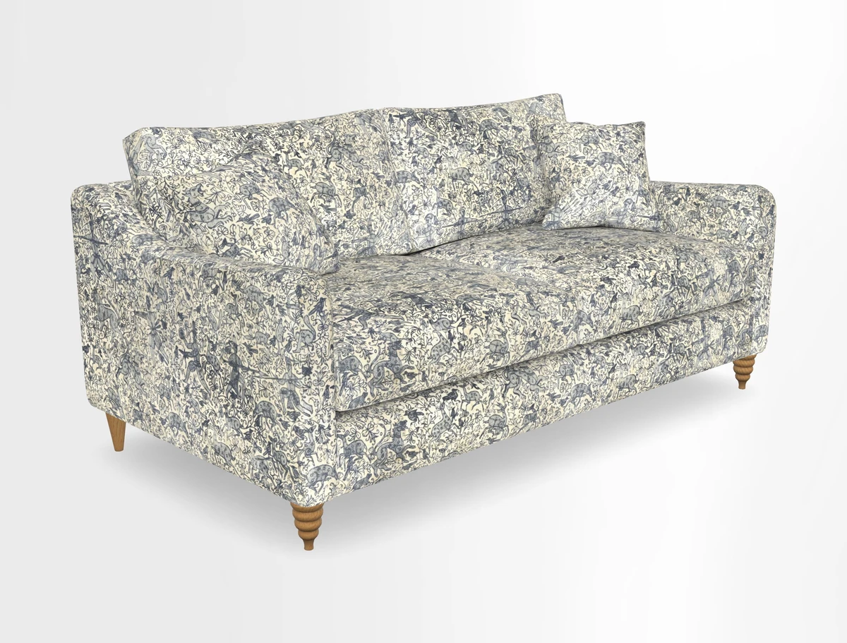 Rye 3 Seater Sofa in Herringbone Shadow