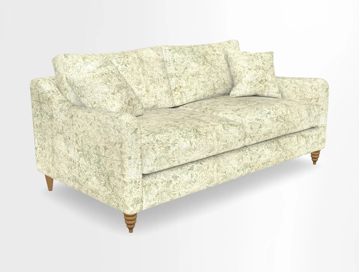 Rye 3 Seater Sofa in Herringbone Shadow