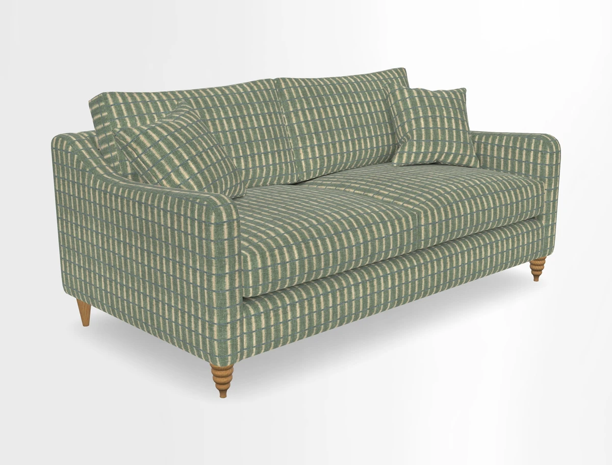 Rye 3 Seater Sofa in Herringbone Shadow