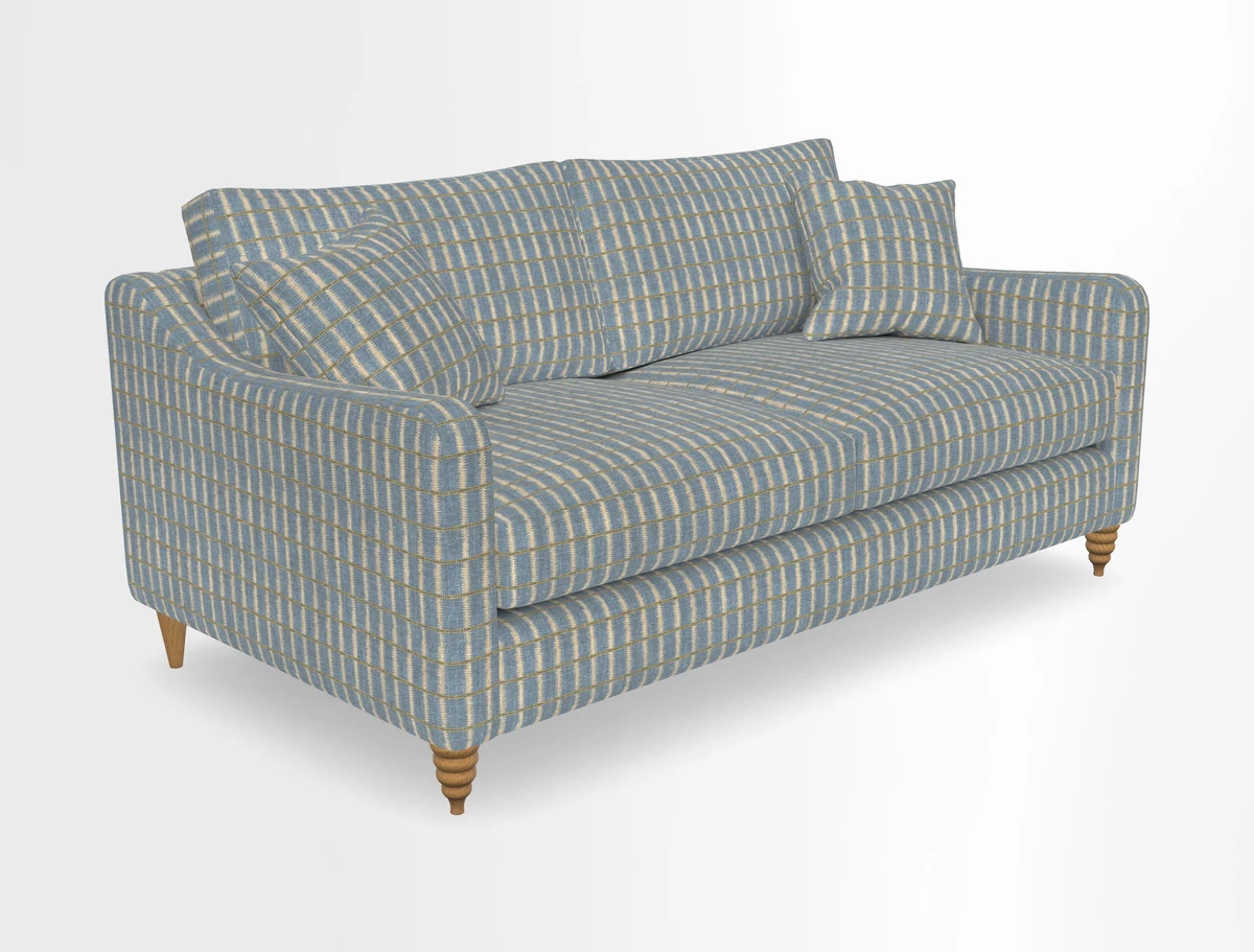 Rye 3 Seater Sofa in Herringbone Shadow