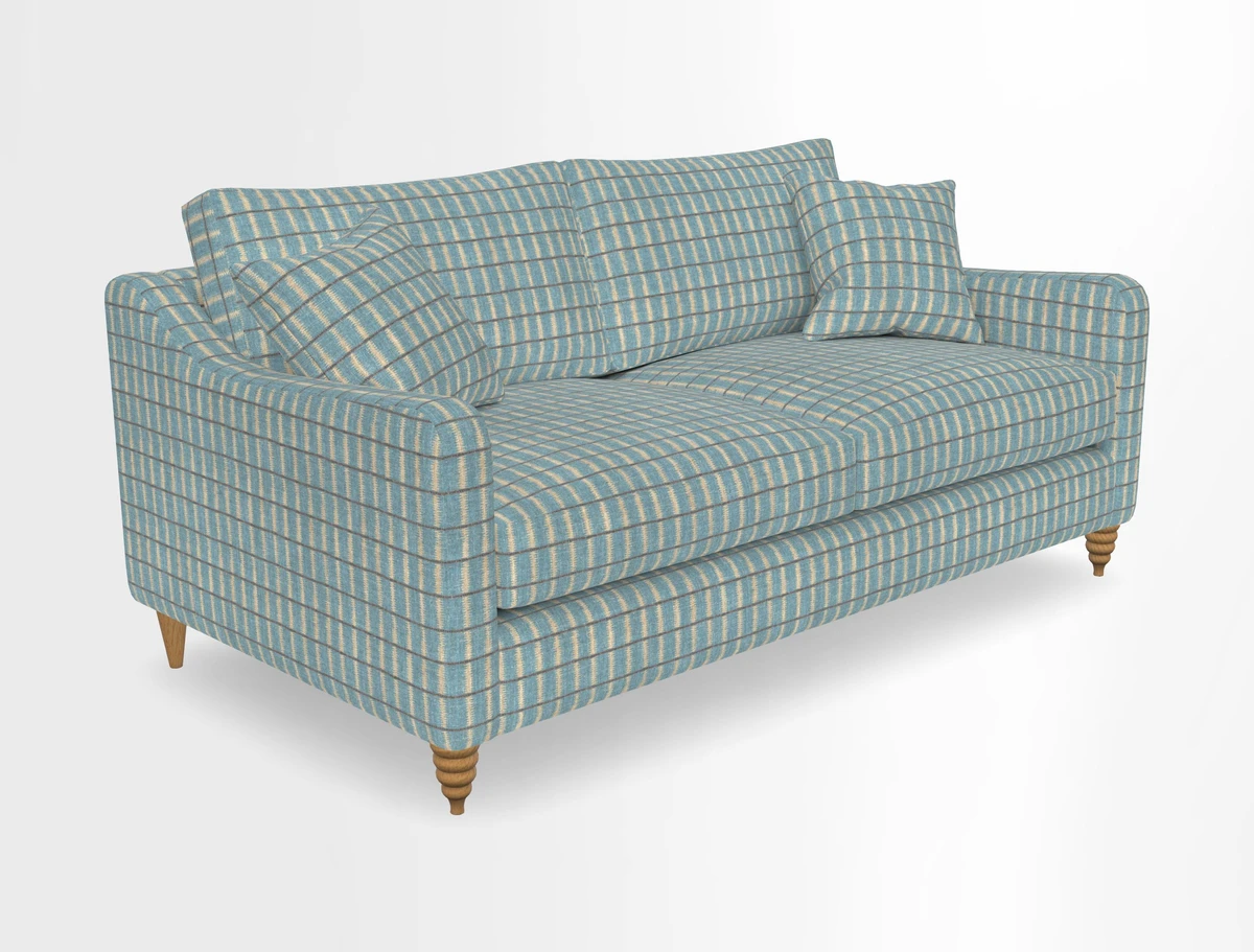 Rye 3 Seater Sofa in Herringbone Shadow