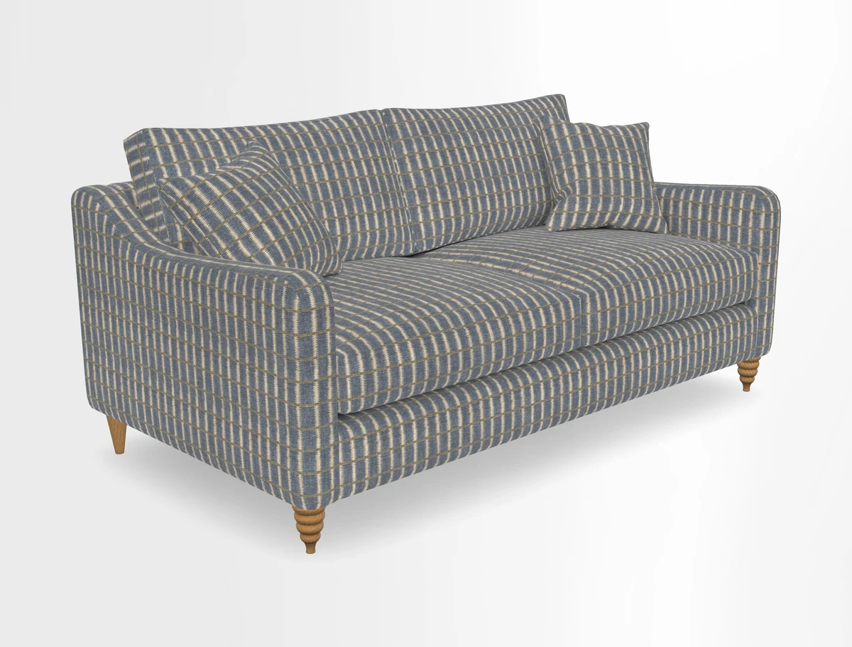 Rye 3 Seater Sofa in Herringbone Shadow