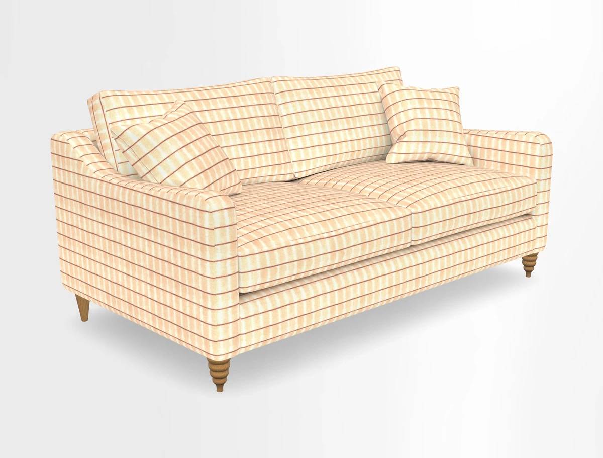 Rye 3 Seater Sofa in Herringbone Shadow