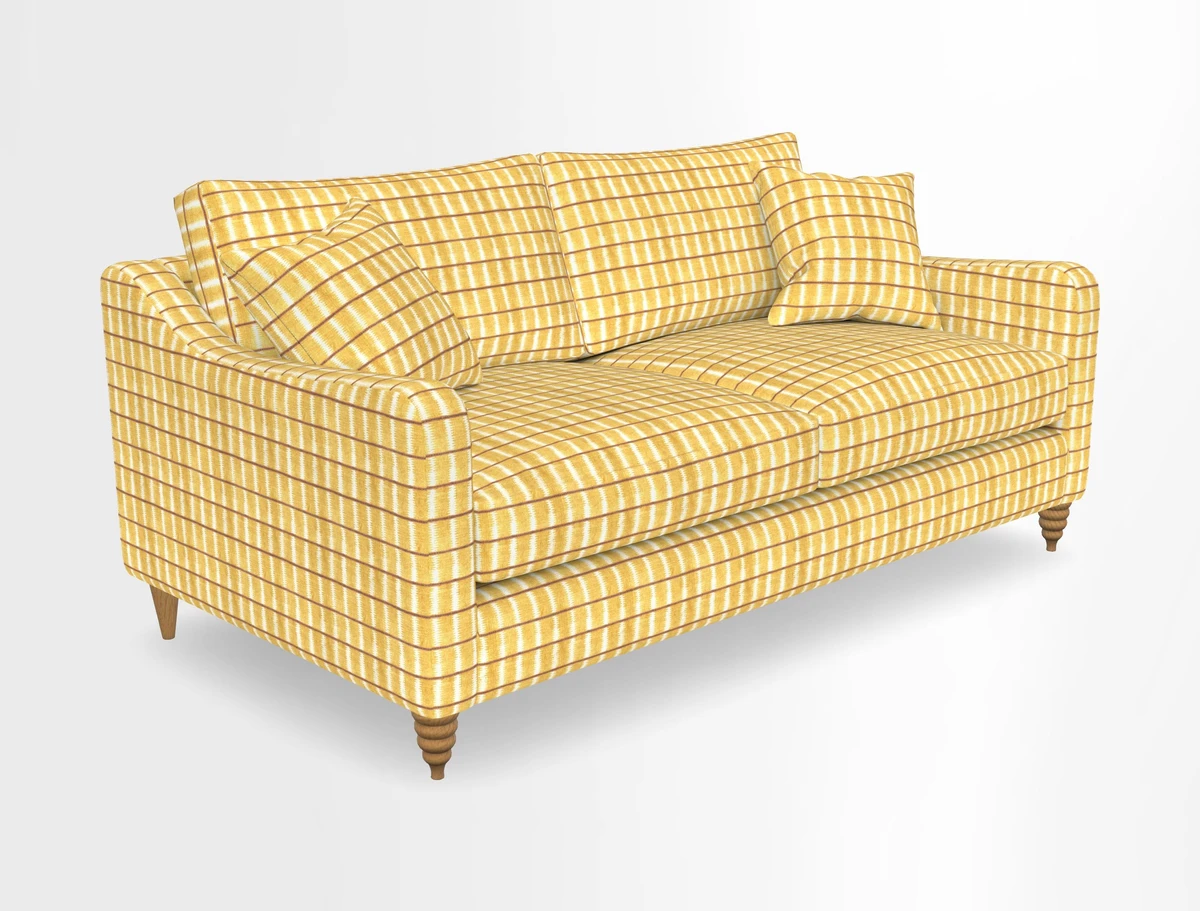 Rye 3 Seater Sofa in Herringbone Shadow