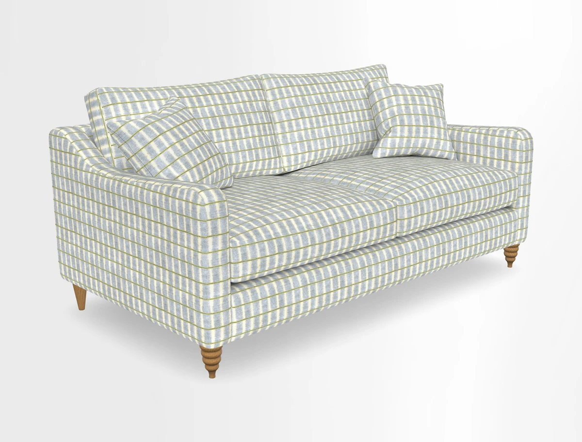 Rye 3 Seater Sofa in Herringbone Shadow