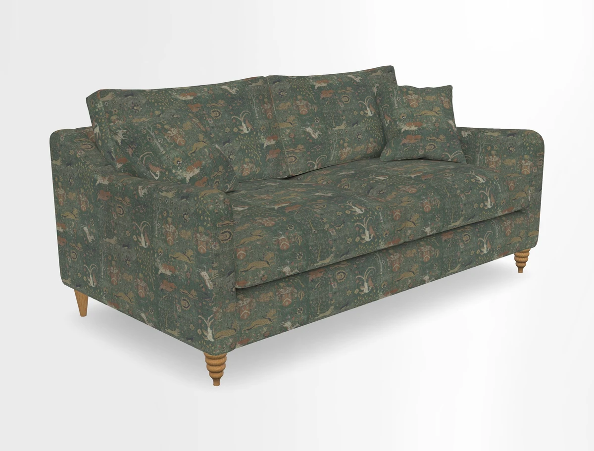 Rye 3 Seater Sofa in Herringbone Shadow