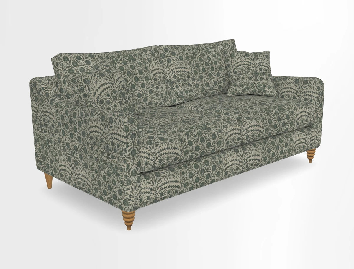 Rye 3 Seater Sofa in Herringbone Shadow