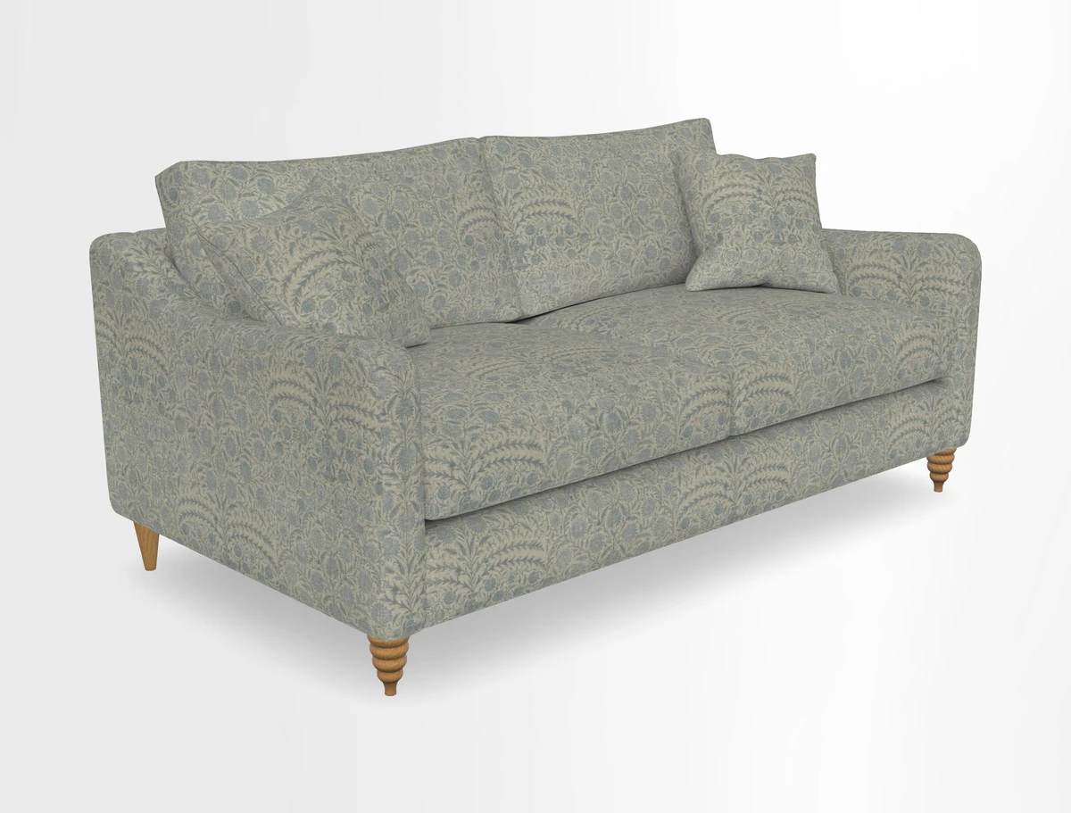 Rye 3 Seater Sofa in Herringbone Shadow