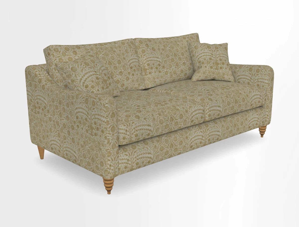 Rye 3 Seater Sofa in Herringbone Shadow