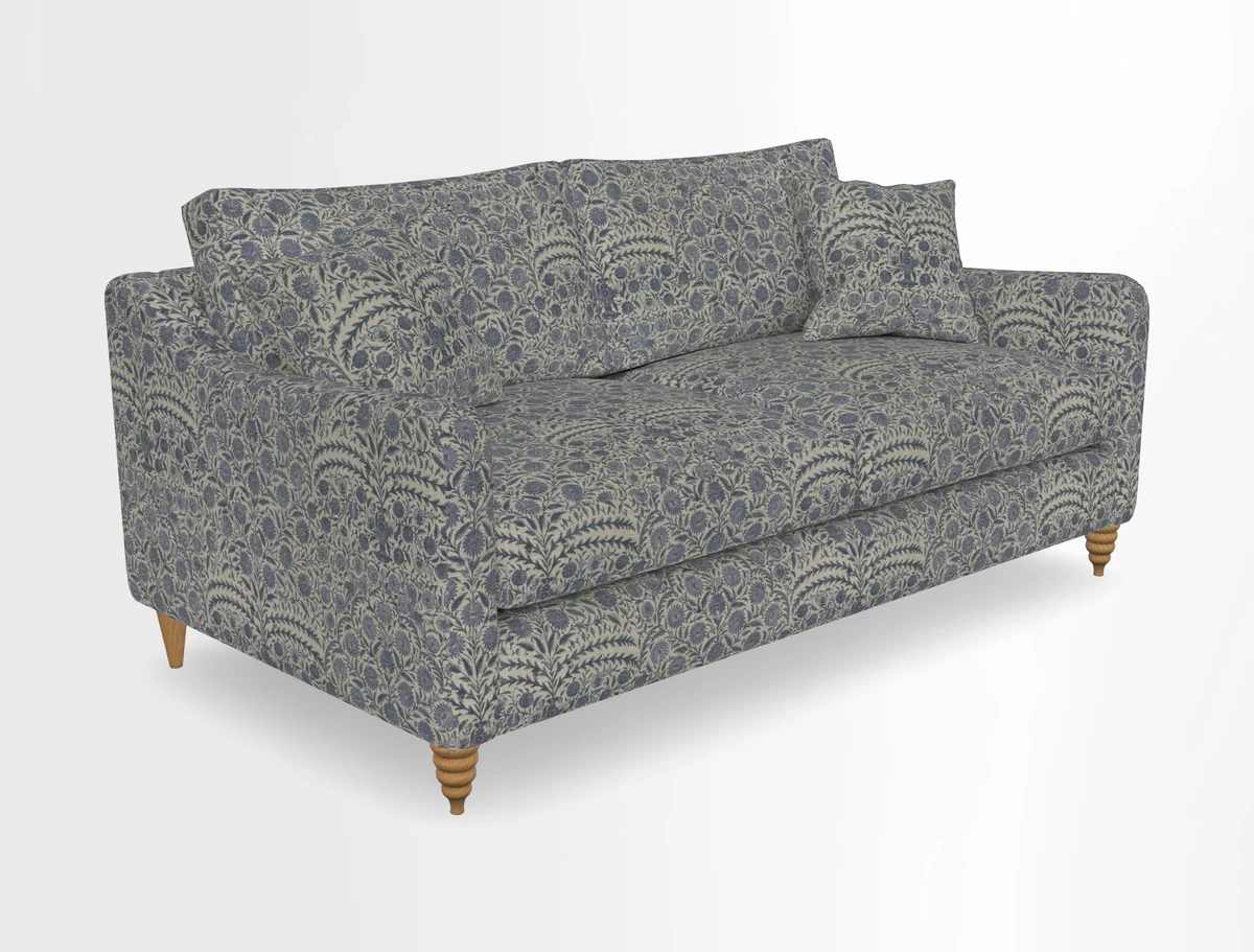 Rye 3 Seater Sofa in Herringbone Shadow