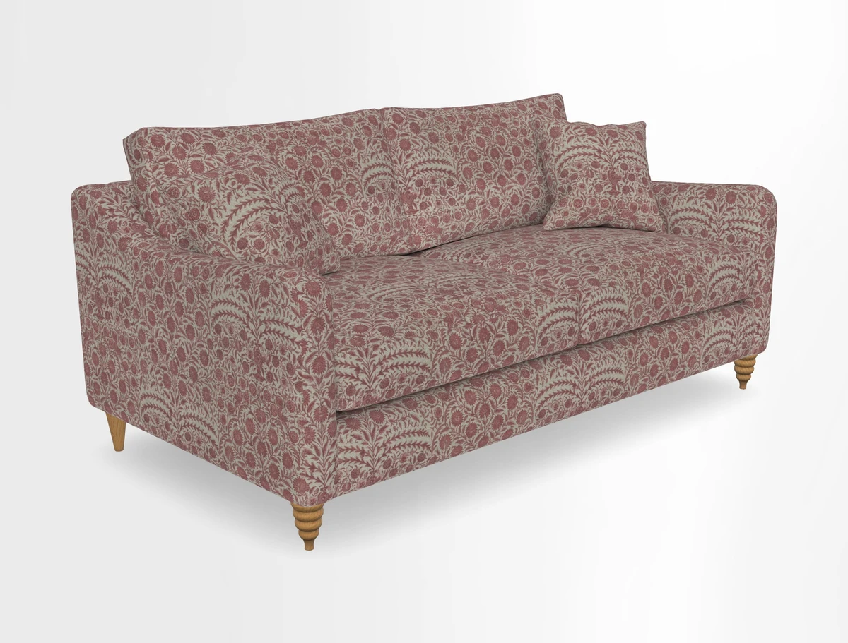 Rye 3 Seater Sofa in Herringbone Shadow
