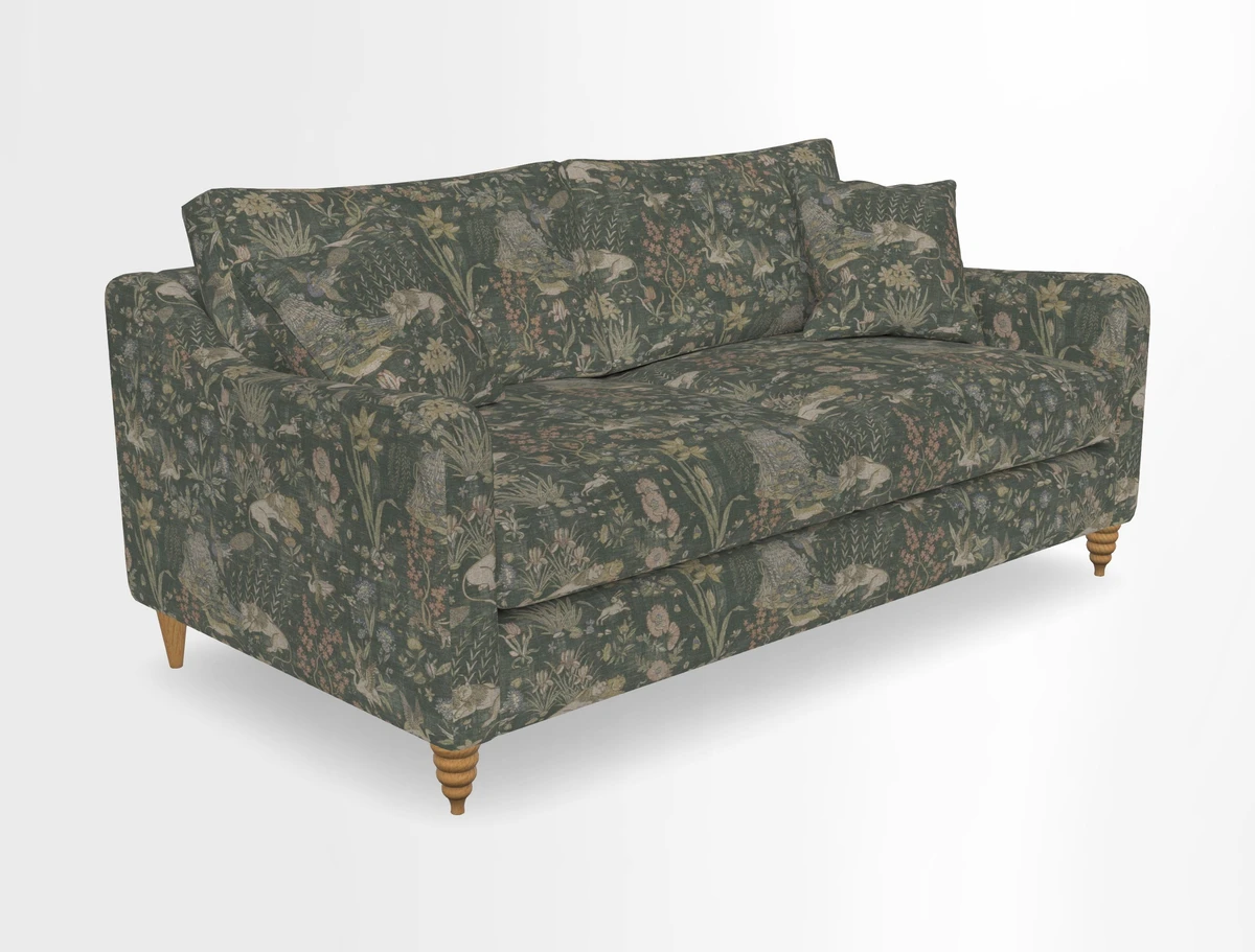 Rye 3 Seater Sofa in Herringbone Shadow