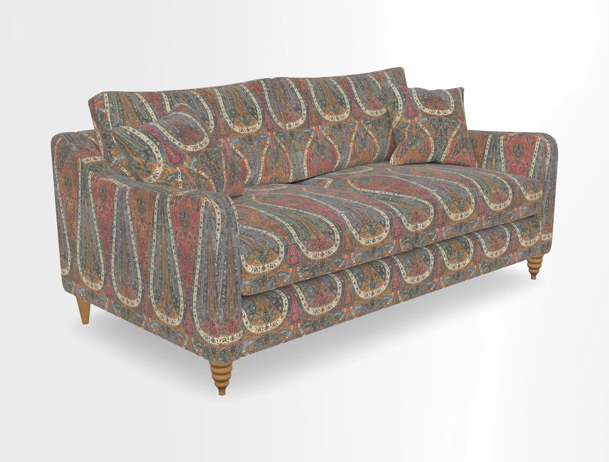 Rye 3 Seater Sofa in Herringbone Shadow