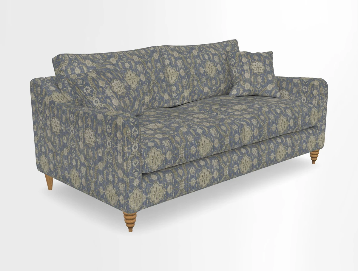 Rye 3 Seater Sofa in Herringbone Shadow