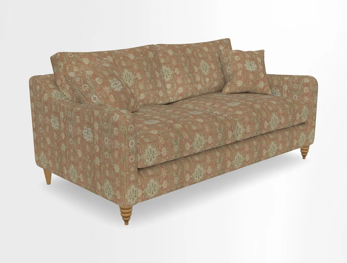 Rye 3 Seater Sofa in Herringbone Shadow