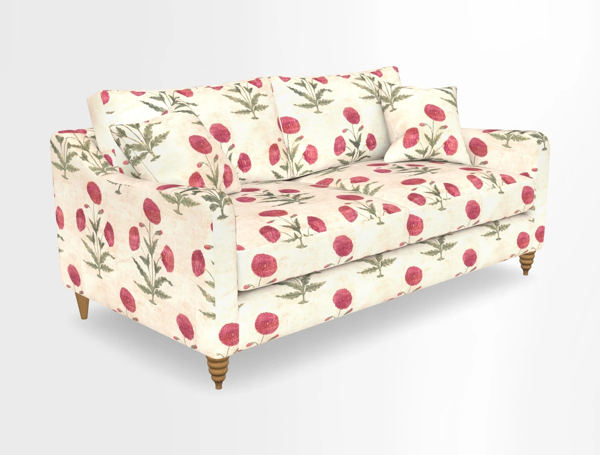 Rye 3 Seater Sofa in Herringbone Shadow