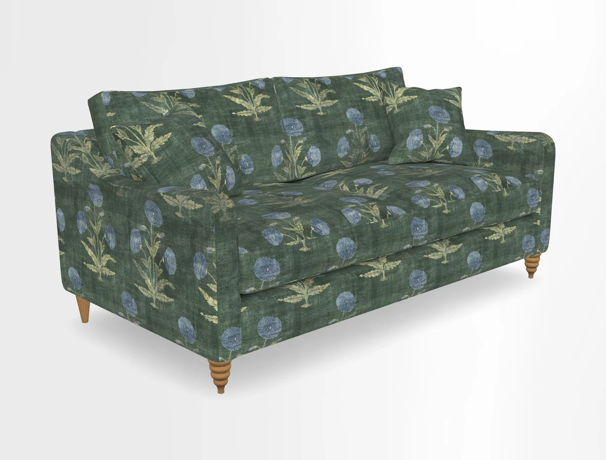 Rye 3 Seater Sofa in Herringbone Shadow