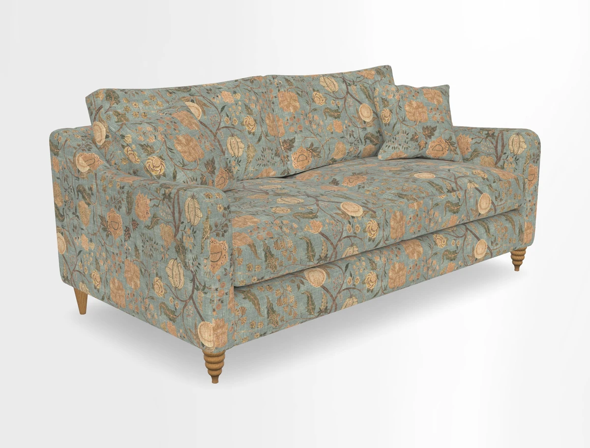 Rye 3 Seater Sofa in Herringbone Shadow