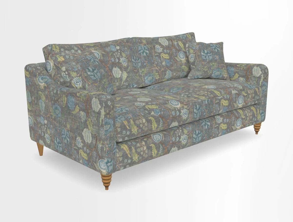 Rye 3 Seater Sofa in Herringbone Shadow