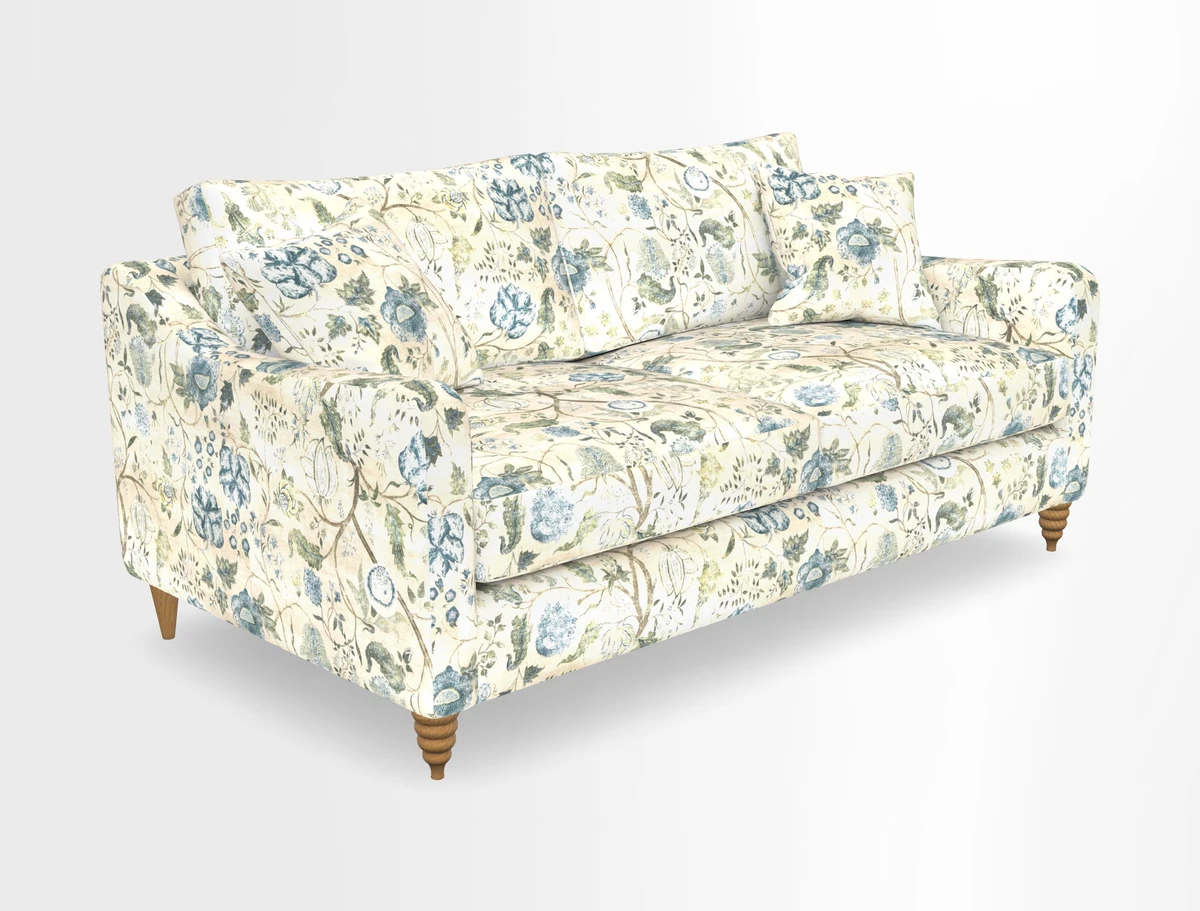 Rye 3 Seater Sofa in Herringbone Shadow