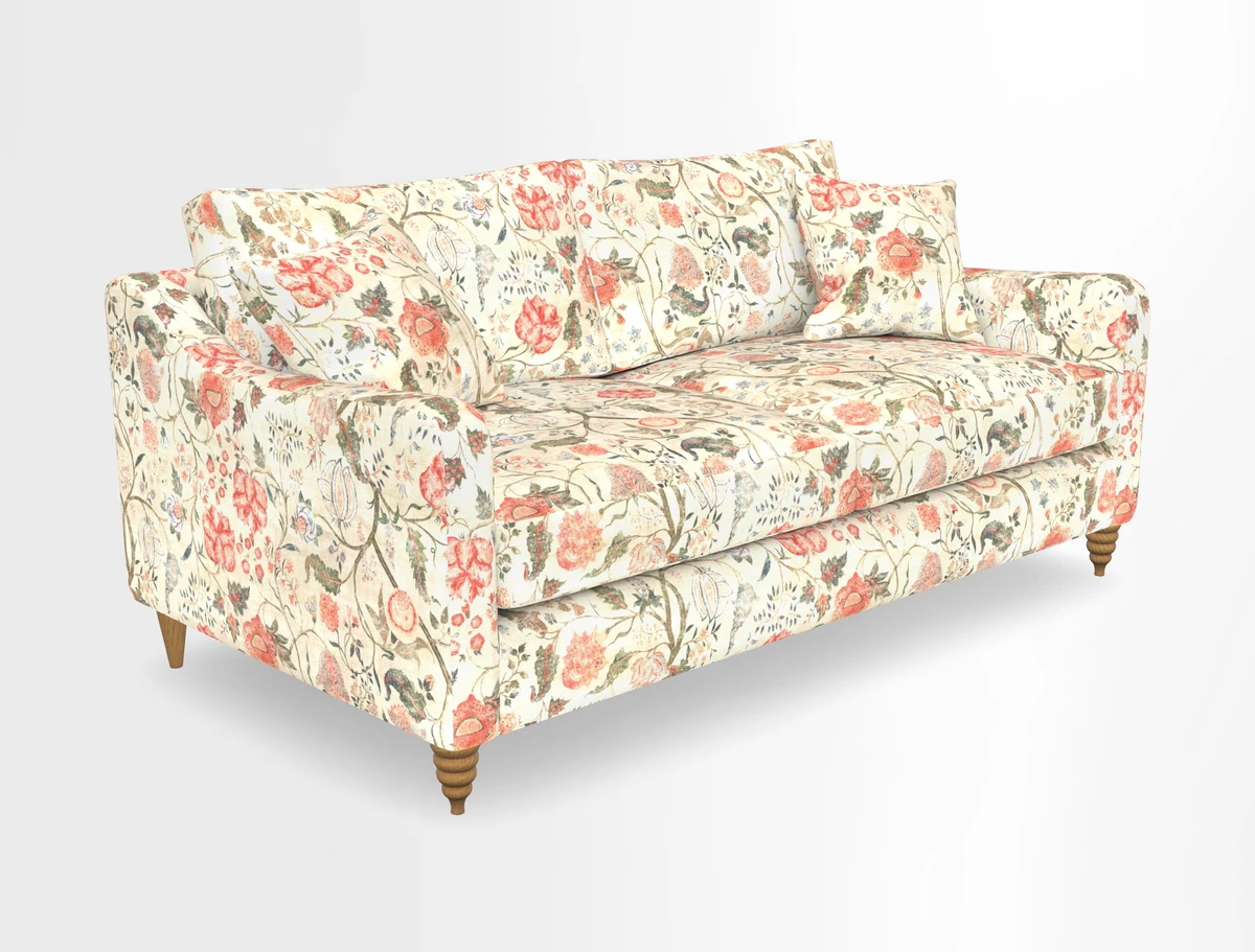 Rye 3 Seater Sofa in Herringbone Shadow