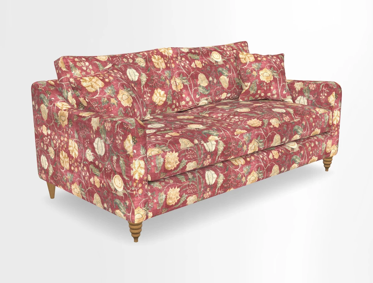 Rye 3 Seater Sofa in Herringbone Shadow