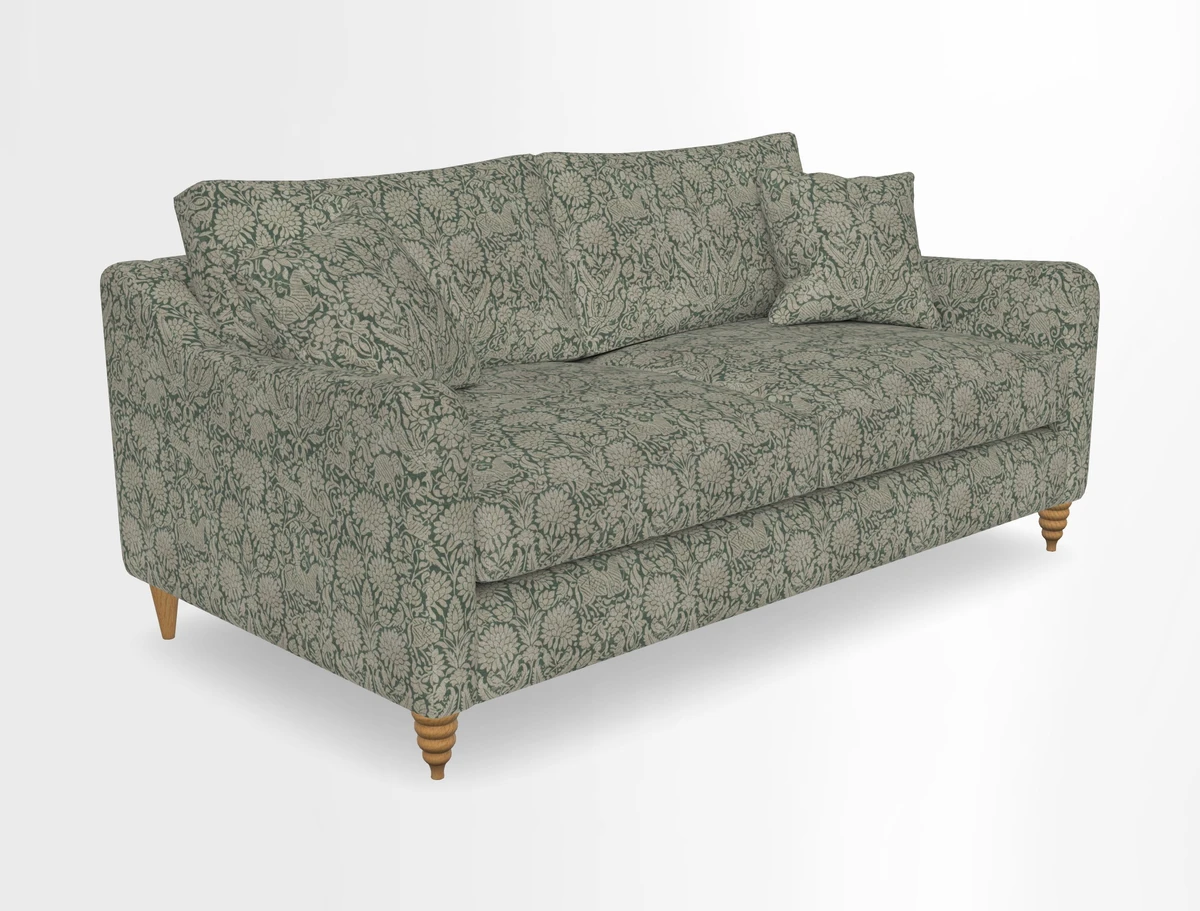 Rye 3 Seater Sofa in Herringbone Shadow