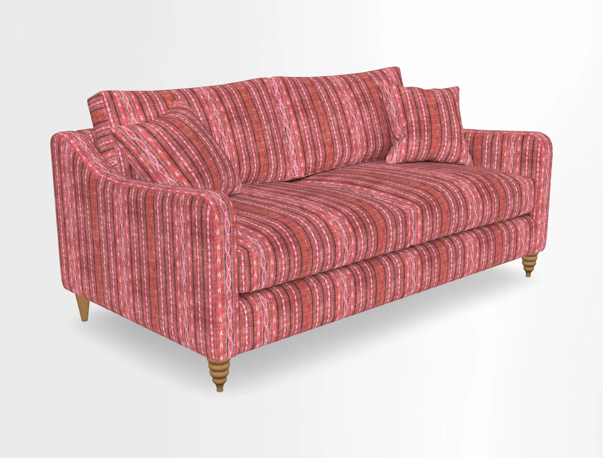 Rye 3 Seater Sofa in Herringbone Shadow