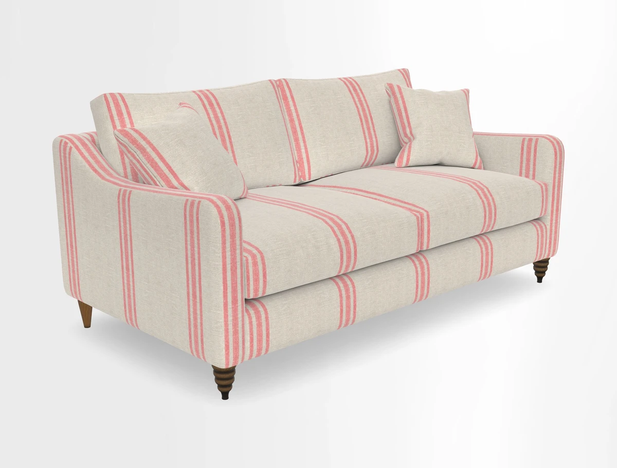 Rye 3 Seater Sofa in Herringbone Shadow