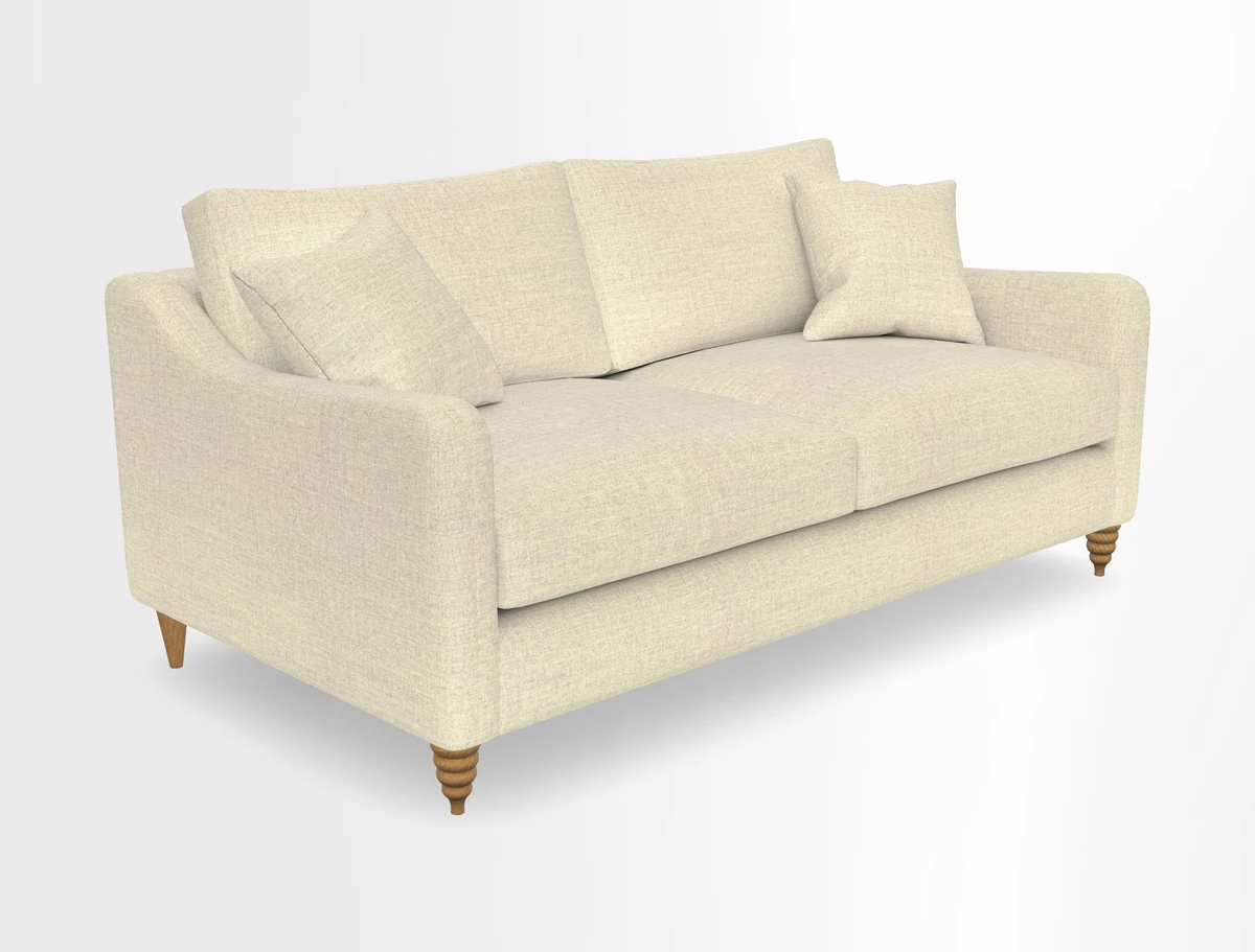 Rye 3 Seater Sofa in Herringbone Shadow