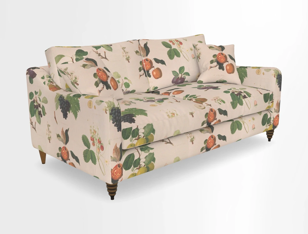 Rye 3 Seater Sofa in Herringbone Shadow