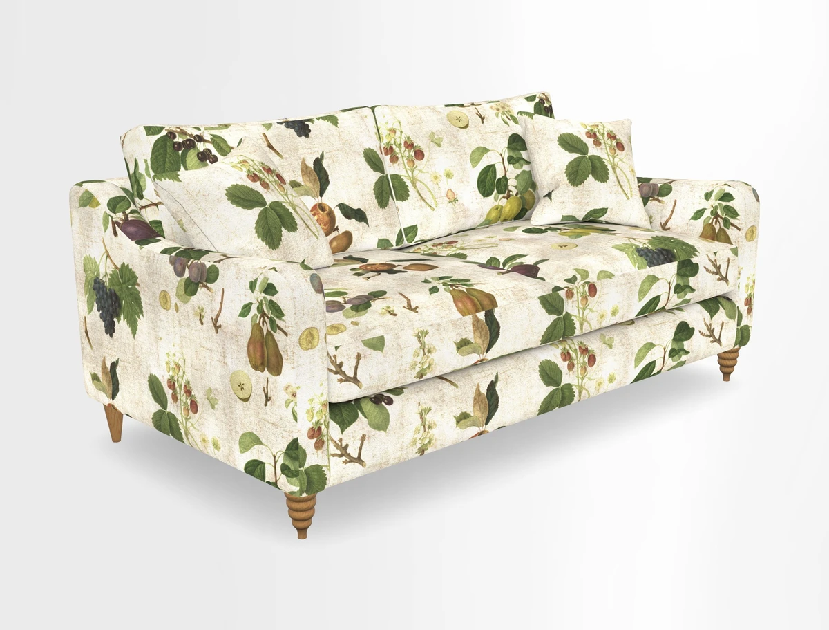 Rye 3 Seater Sofa in Herringbone Shadow