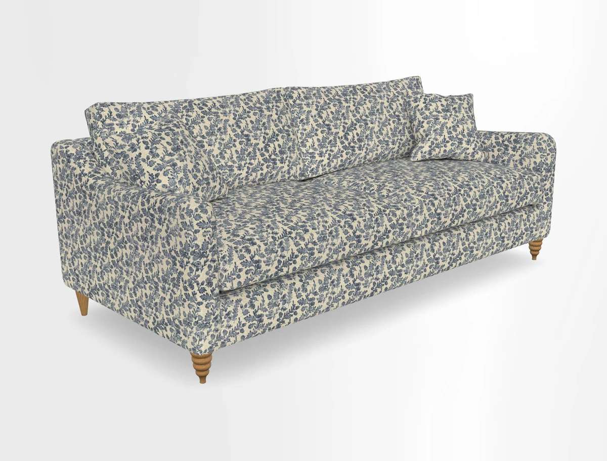 Rye 4 Seater Sofa in Herringbone Shadow