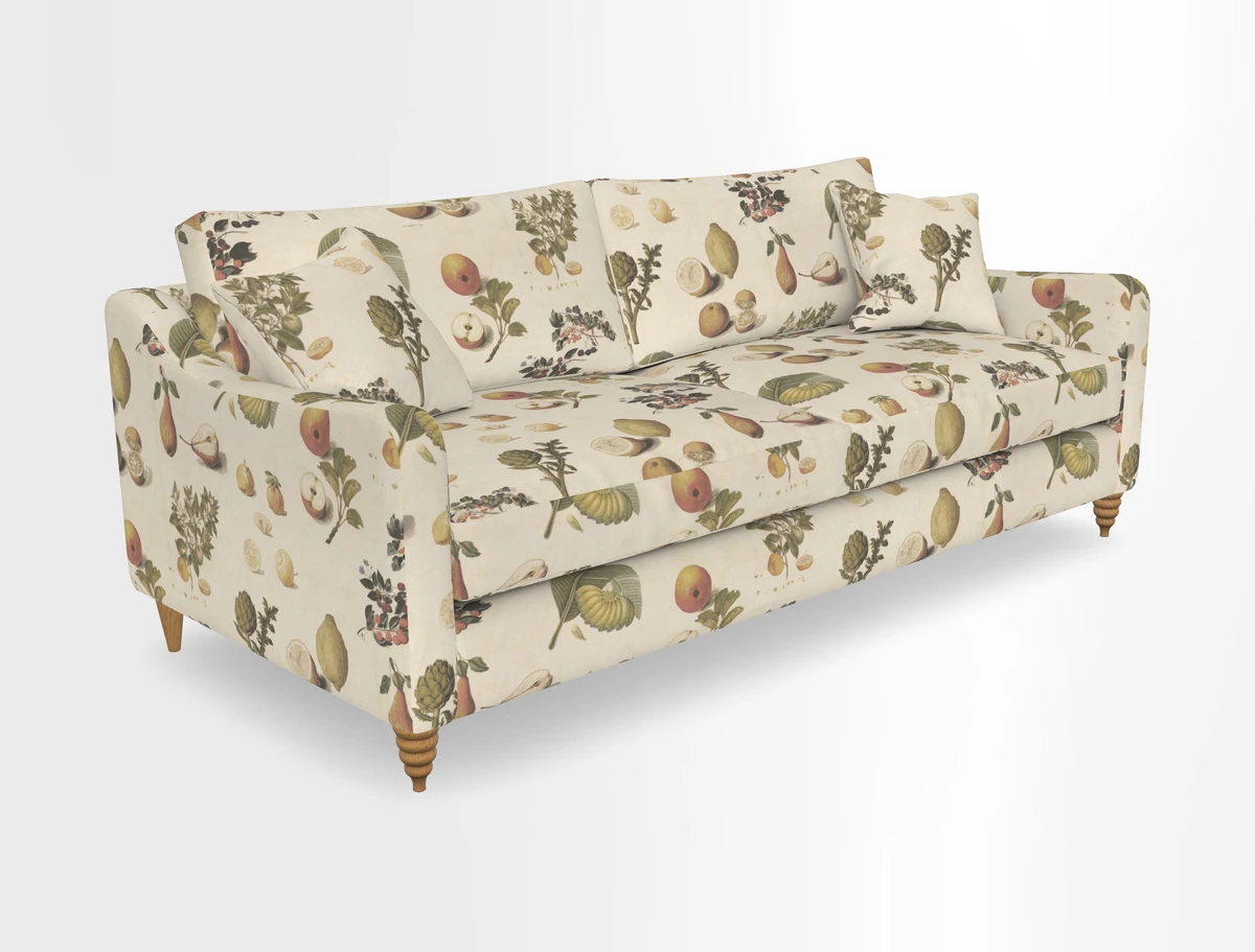 Rye 4 Seater Sofa in Herringbone Shadow
