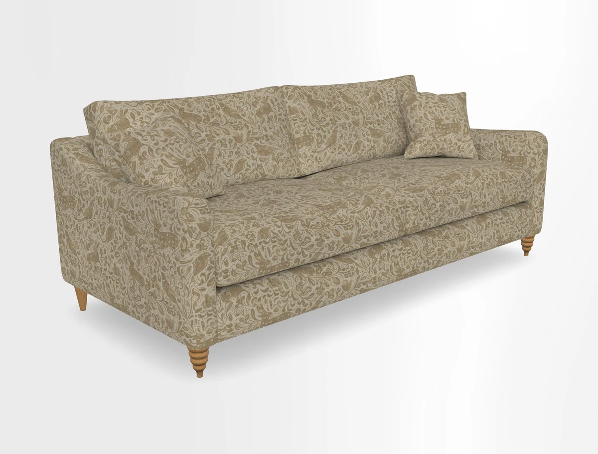 Rye 4 Seater Sofa in Herringbone Shadow
