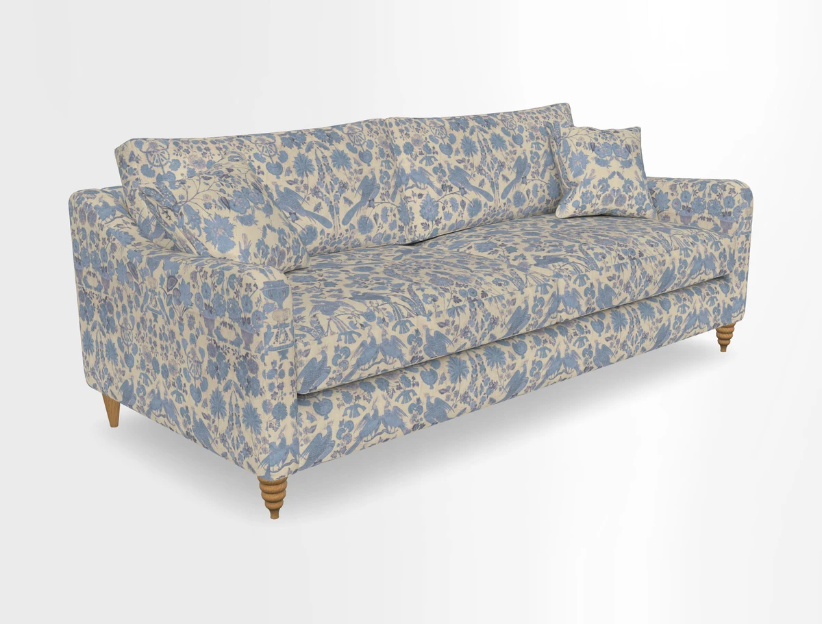 Rye 4 Seater Sofa in Herringbone Shadow