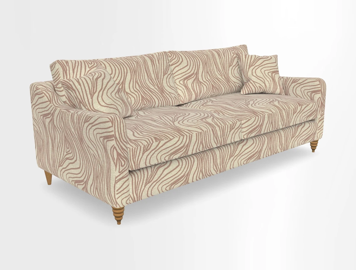 Rye 4 Seater Sofa in Herringbone Shadow