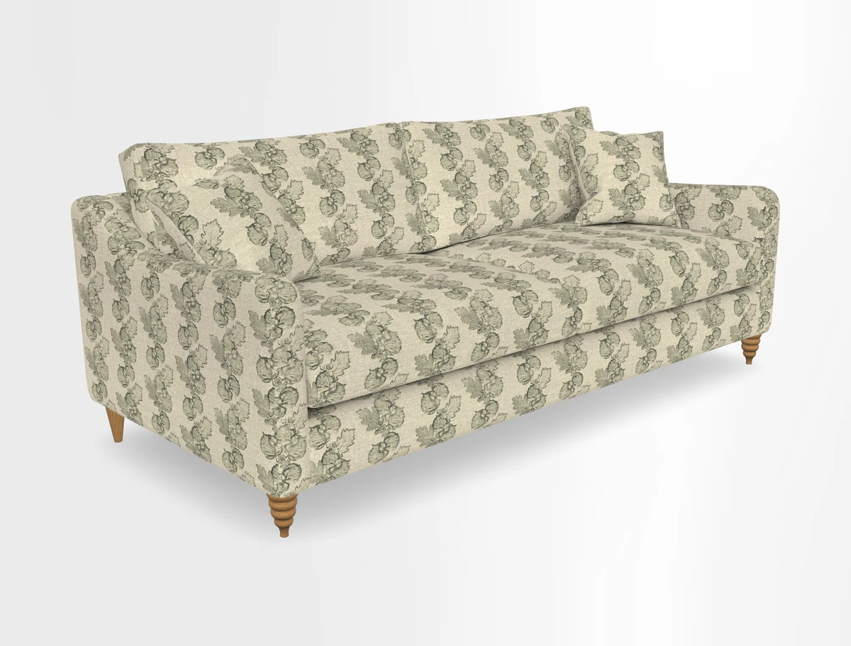 Rye 4 Seater Sofa in Herringbone Shadow