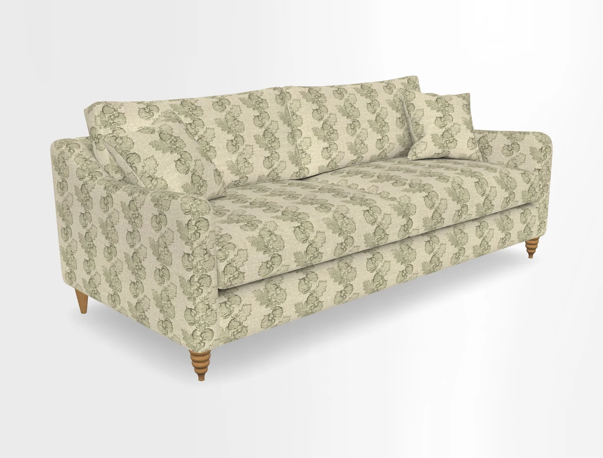 Rye 4 Seater Sofa in Herringbone Shadow