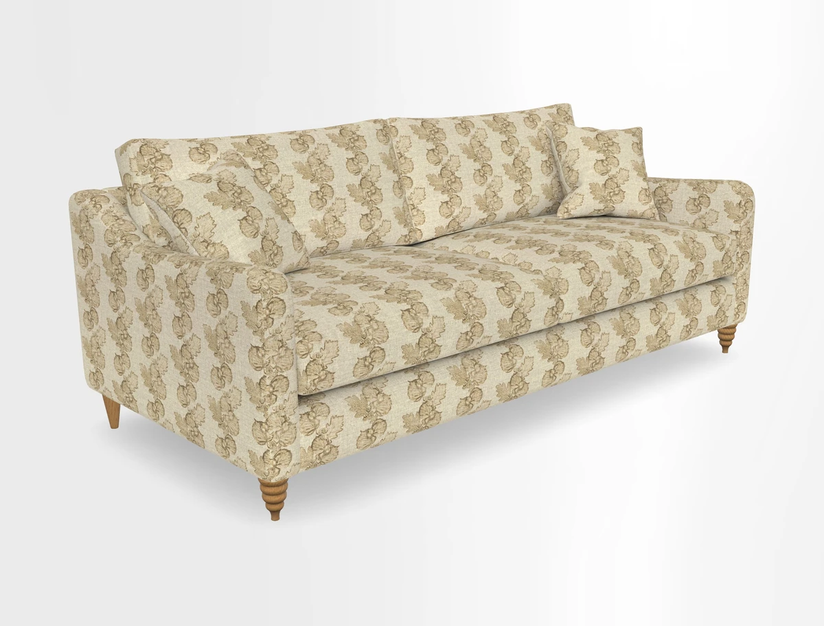 Rye 4 Seater Sofa in Herringbone Shadow