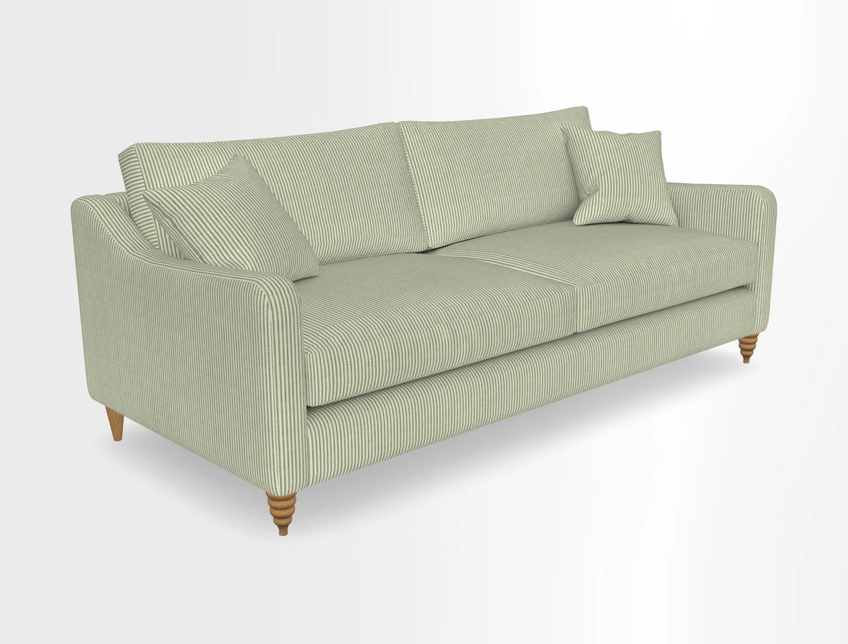 Rye 4 Seater Sofa in Herringbone Shadow