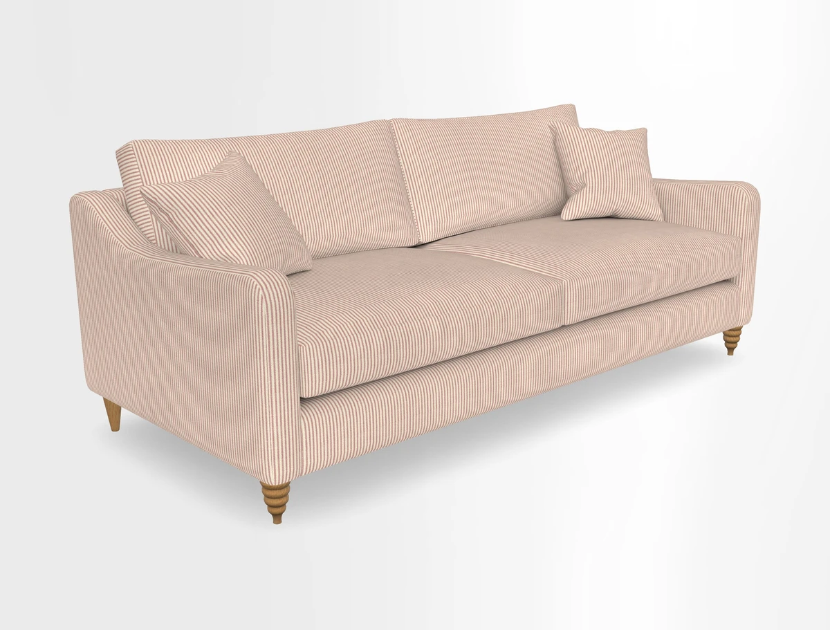 Rye 4 Seater Sofa in Herringbone Shadow