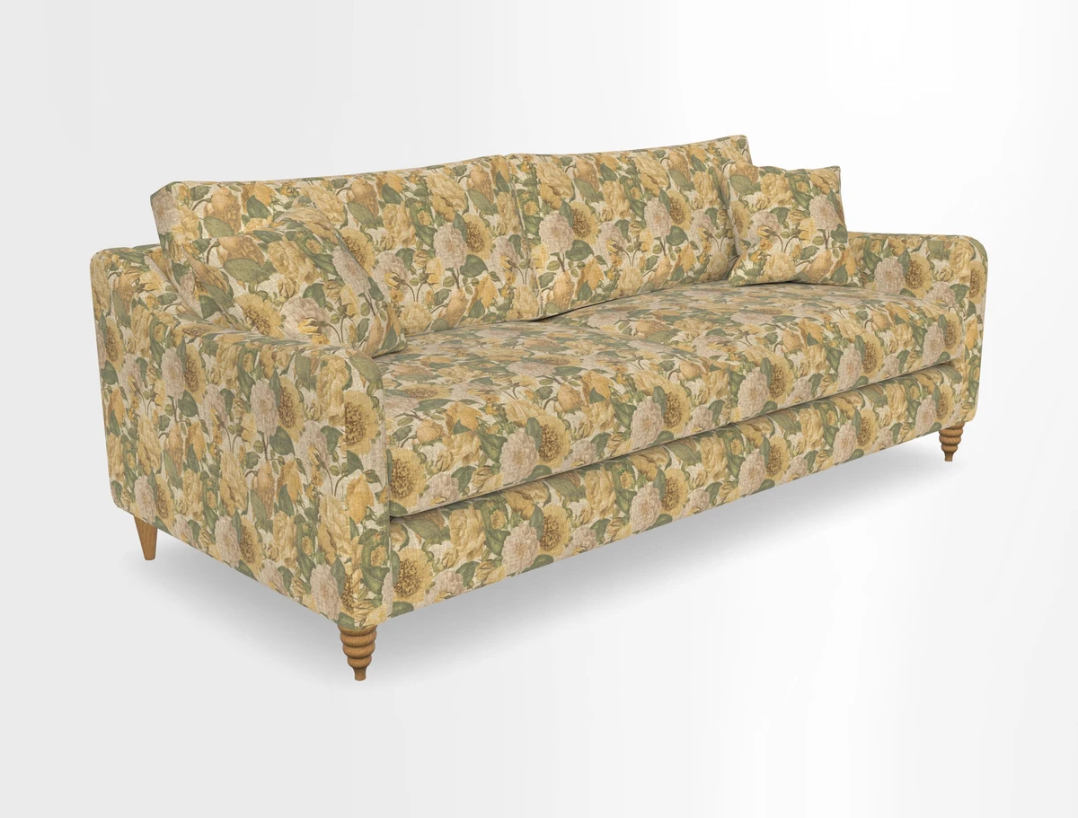 Rye 4 Seater Sofa in Herringbone Shadow