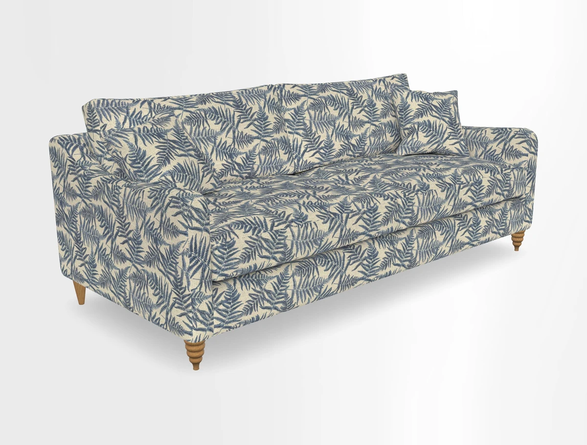 Rye 4 Seater Sofa in Herringbone Shadow