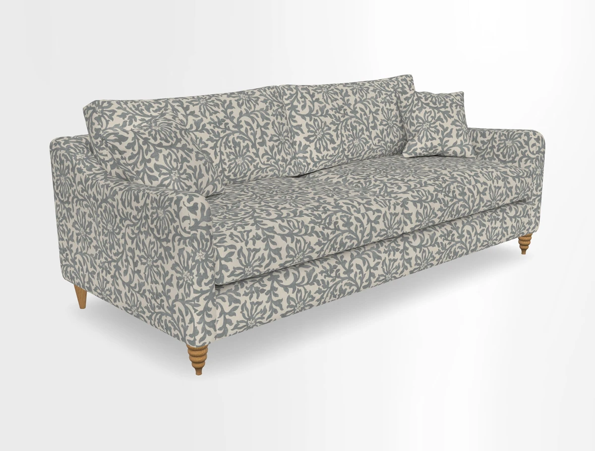 Rye 4 Seater Sofa in Herringbone Shadow