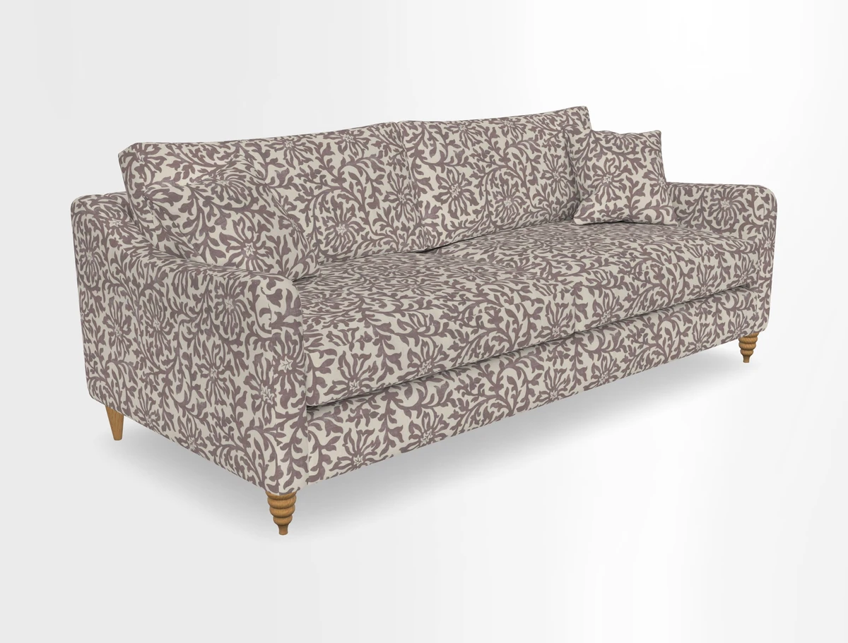 Rye 4 Seater Sofa in Herringbone Shadow