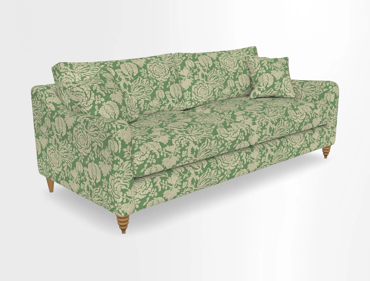 Rye 4 Seater Sofa in Herringbone Shadow