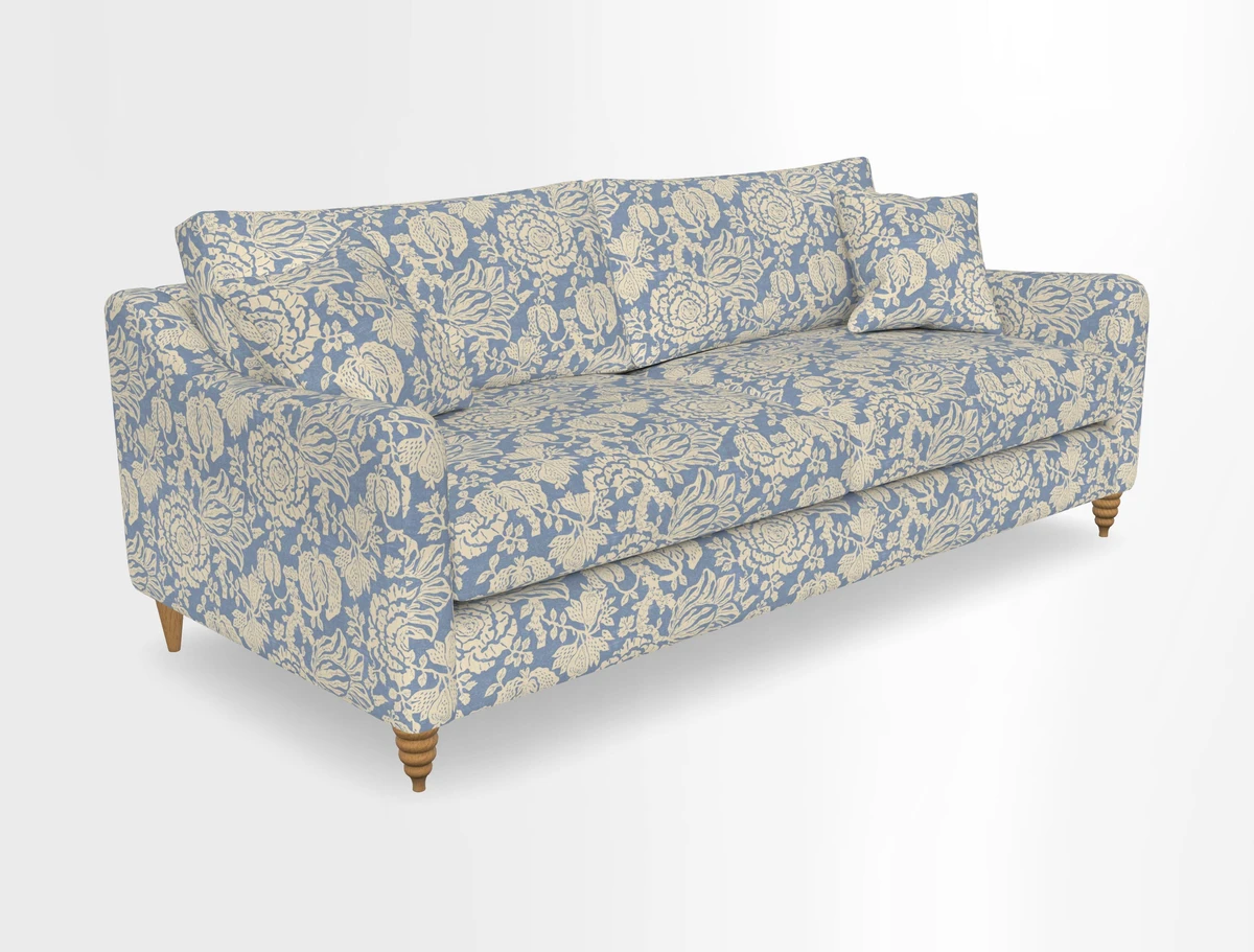 Rye 4 Seater Sofa in Herringbone Shadow